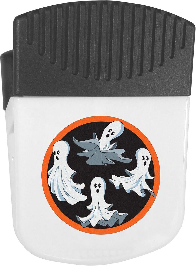 Siskiyou Ghosts on the Loose Chip Clip Magnet, One Size, Chrome