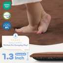 PaPaMat Thick Baby Play Mat for Floor,Large 79x79 Cushioned Foam Rug,Brown | Water-Repellent Soft Coral Velvet for Toddler Infant Kids, Non-Slip Backing, Easy Spot Cleaning, Nursery Playroom Classroom