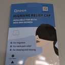 Migraine Relief Cap, Headache Relief Cap Mask Products, Cooling Odorless Gel Ice Head Wrap for Tension, Stress,Hangover & Puffy Eyes (Black)