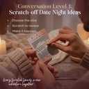 Life Sutra Couple Reconnect 3 in 1 Game - 200 Classsic Conversation Cards, 100 Scratch Off Date Adventures and Endless Date Nights Combinations with The Couples Dice Game. Ideal Valentine's Gift