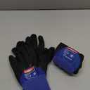 LOCCEF 2 Pairs Winter Work Gloves for Men and Women, Freezer Gloves for Work Below Zero, Thermal Insulated, Super Grip, Medium