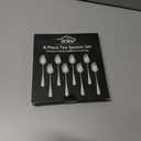 8-Piece 6.7 Inches Stainless Steel Tea Spoon, Durable Dishwasher Safe Teaspoons, Silverware Dessert Spoons, Small Spoons For Restaurant, Hotel