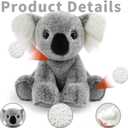 Koala Stuffed Animal Toys, 8.5 Inch Soft and Cuddly Koala Plush Animals Toy, Cute and Realistic Stuffed Animals Gifts for Boys and Girls Soft Toy for Kids