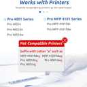 INK E-SALE 148A Toner Cartridge Black 4001n 4101fdw (with Chip) Compatible Replacement for HP 148 148A 148X W1480A W1480X for HP Pro MFP 4101fdw 4101fdn 4001dw 4001dn 4001n Printer (2 Pack)
