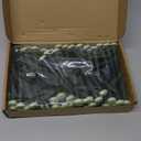 Tessco for you 90 Pcs Floral Water Tubes 6 Inch Floral Tubes Plastic Flower Supplies for Fresh Flowers with Rubber Cap for Flower Stem Arrangements Florist Supplies(Green)