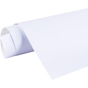 24" x 100 ft Roll of Matte White Repositionable Adhesive-Backed Vinyl for Craft Cutters, Punches and Vinyl Sign Cutters