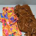 Morph Short Hippie Costume for Women, 70s Women Halloween Costume, Retro Hippie Outfit, Festival Attire (Small)