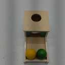 Adena Montessori Wooden Toy for 6-12 Month Baby 3 Balls,Sorting and Stacking Colorful Learning Education Toy for Toddler Kid 1-2 Year Old, Preschool Developmental Girl and Boy Gift