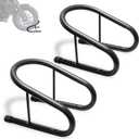 WOWTK 6.5" Removable Dirt Bike Wheel Chock w/Mount Kit,6 1/2 in. wide Motorcycle Trailer Locking Wheel Chock Tire Holder,Pack of 2
