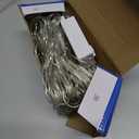 Christmas Net Mesh String Lights - 200 LED Outdoor Plug-in 9.8ft x 6.6ft Fairy Lights With 8 Modes - Waterproof for Bushes, Shrubs, Indoor, Christmas Tree, Halloween Decorations (Warm White)