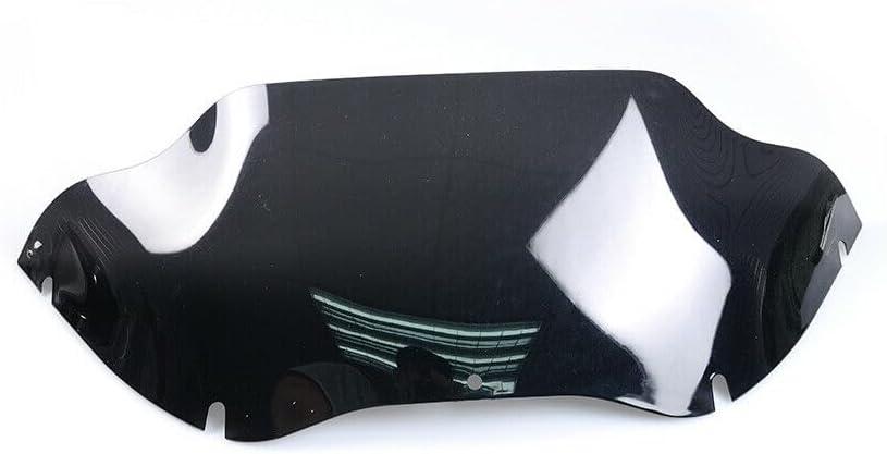 9.5" Black Wave Windshield Compatible for Harley Davidson Touring Road Glide 1998-2011 12 2013 Windscreen