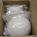 CAROTE Silicone Cooking Utensils Set, Kitchen Utensils Set 10 Pcs for cooking, BPA Free Spatula Set with Heat Resistant Wood Handles for Nonstick Cookware (Cream White)