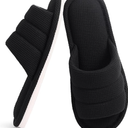 shevalues Summer House Slippers for Women Men Breathable Waffle Indoor Slippers Slip-on Open Toe Home Shoes, One Size