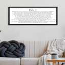 Surfapans Master Bedroom Above Bed Wall Decor 32"12" Always Kiss Me Goodnight Sign Rustic Farmhouse Couples Over Bed Romantic Love Quotes Modern Large Wood Frame Horizontal Wall Hanging Art (Black