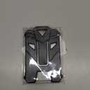 Badge Holder Retractable Clip Heavy Duty Carabiner Badge Reel Keychain with Lanyard ID Cards Holder Cool Tactical ID Holder (2 Holders and 2 Badge Reels Black # 01)