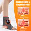 Foot Renew Massager for Neuropathy, with Red Light Therapy for Feet & Ankle, Infrared Neuropathy Foot Massager with Heat, 8 Massage Modes, 20 Intensity Levels,Ankle & Body Massager1pack