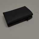 Mens Wallet Card Holder - Smart Wallet for Men, Pop Up Card Case, Top Grain Leather, RFID Blocking, Slim, Minimalist, Ultra Thin, Front Pocket, 9-14 Card Capacity | ID Window | Cash Slot (Black)