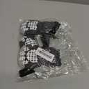 PUPTECK Non-Slip Dog Socks, Double Sides Grips Dog Boots & Paw Protectors for Hardwood Floors Prevents Licking Paws, Adjustable Dog Shoes for Senior Small Medium Large Dogs (Large (6 Count), Grey(Cable Knit))