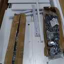 DEVAISE 3-Drawer Wood File Cabinet with Lock, Mobile Lateral Filing Cabinet, Printer Stand with Open Storage Shelves for Home Office, White