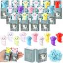 Wettarn 20 Sets Axolotl Positive Gifts Cute Stress Balls with Support Gift Boxes Inspirational Party Favors for Employee Coworker Friends Office Appreciation Relief Toys