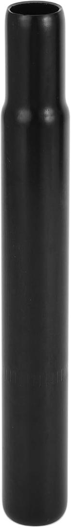 HOPESPANNER Universal 25.4x200mm Black Bike Seat Posts Durable Bike Saddle Post Seat Tube Steel 1 Pc