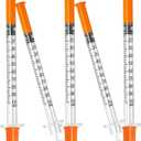 30G U-100 1ml/cc 1/2"(12.7mm) Lab Syringes, Individually Wrapped, Box of 100