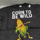 Funny Corn Gift For Men Women Corn On The Cob Costume Farmer T-Shirt 3XL Black