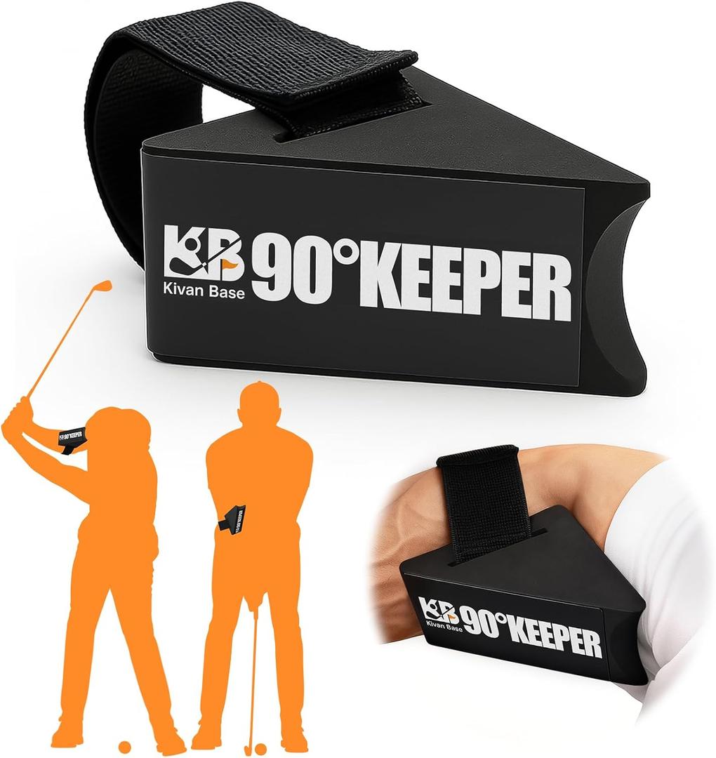 Golf Swing Trainer Aid, 90°Keeper Golf Posture Correction Training Aid, Professional Swing Accuracy Improvement Tool for Preventing Over Swinging