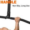 Fitarc Joist Mount Pull Up Bar, Wall Chin Up Bar Ceiling Mount for Beams, Heavy Duty Steel Construction, Home Gym Workout Equipment -Patent Pending