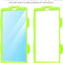 SEYMAC stock Case for Samsung Galaxy Tab A7 Lite 8.7'' with Screen Protector Pencil Holder [360 Rotating Hand Strap] &Stand, Drop-Proof Case for Samsung A7 Lite 2021 SM-T220/T225/T227, Green/Black