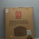 Fire Beauty Fireplace Screen 3 Panel Wrought Iron Metal 48"(L) x30"(H) Spark Guard Cover(Golden Dusting)