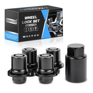 Wheel Lock Lug Nut Set M12 x 1.5 Anti Theft Fit Toyota Camry Tacoma Corolla Highlander Avalon RAV4 Sienna Venza Celica Prius Matrix CHR Mirai Lexus RX350 IS250 ES350 NX200T Replace 00276-00900
