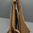 Black Glass Golden Monthly Dry Erase Calendar Whiteboard for Wall, 17" x 23", Frameless Large Planner White Board for Home Kitchen Office, 4 Wet Erase Markers Included, Yeoux