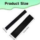 2 Pcs Swing Chain Cover, Chain Covers for Swings, Swing Handle Grip Sleeve Swing Fence Chains for Playground Swing Sets, Gardens, Patios, Porches, Backyards, and Outdoor Locations (Black)