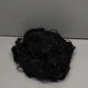 Baruisi Short Curly Black Wigs for Women Synthetic Natural Wavy Costume Cosplay Party Wig,Black