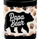 Papa Bear Ceramic Coffee Mug 11oz Father Dad - Tea Coffee Mug with Comfortable Grip - Unique Fun Gift Cup for Office or Home - Vibrant Long-Lasting Print ID45211