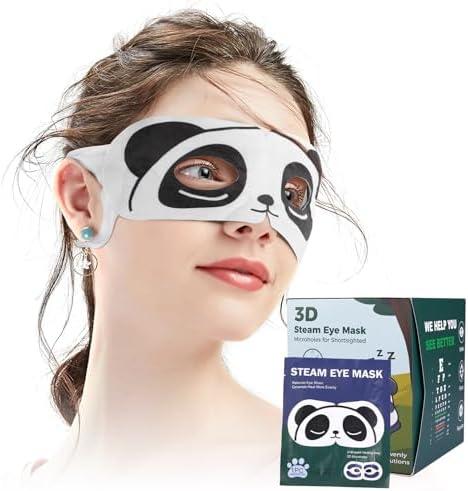 Visible Steam Eye Masks for Dry Eyes, 20-Pack Warm Eye Mask, Reduce Puffiness & Dark Circles, Disposable Eye Mask, Soothe Tired Eyes for Travel Essentials, Party Favors, Unscented