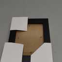 4x5 Picture Frame Black - 5x4 Wooden Photo Frame - Made of Real Wood With plexiglass Photo Protection - Ready For Wall Hanging And Table Standing Display, Set of 2