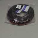 40 Feet Rubber Weather Stripping Door Seal Strip, Self-Adhesive Backing D-Shape Door Weatherstripping for Door Frame Insulation Large Gap, Easy Cut to Size(Black)