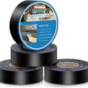 4 Pack Joist Tape for Decking 1-5/8"50', Weather-Resistant Deck Butyl Joist Tape,Waterproof Joists Tape for Flashing Deck Joists and Beams Building Joists