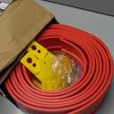 Wdmiya 17 ft Flexible Race Track for Kids,Compatible with Hot Wheels and Diecast 1/64th Cars, Double Track Long Rolls Up Portable Racetrack, Christmas & Birthday Gifts for Boys Girl Age 3-5 4-8 (Red)