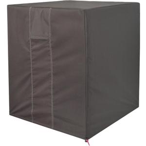 Jeacent Central Air Conditioner Covers for Outside Units AC Covers 24x24x22 inches (Brown)