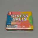 12 Pack Slow Rising Stress Ball,Stress Balls for Kids Adults,Stretchy Fidget Toys for Stress Relief,Hand Therapy Sensory Squishy Ball, Squishy Toys for Kids, Classroom Prize Box Party Favors