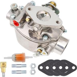 Carburetor 352376R92 Compatible with IH-Farmall Tractor A AV B BN C Super A Super C with gaskets Replaces 354184R93M 355485R91 373957R91 52499DB 69401D Marvel Schebler TSX156 TSX157 TSX319
