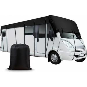 Travel Trailer RV Cover, for 20-22 ft, 210D Waterproof Durable Oxford Foldble Mobilehome Covers