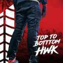 HWK Dual Sport Motorcycle Pants for Men with Water Resistant Cordura Textile Fabric & Impact Protection Armor