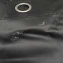 NICETOWN Blackout Draperies Window Curtain Panels, Autumn/Winter Thermal Insulated Solid Grommet Blackout Curtains/Drapes for Cafe (Set of 1, 60 inches by 84 inches, Black)