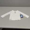 Gerber Unisex Baby Toddler UPF 50+ Long Sleeve Rashguard Swim Shirt (18 Months, White)