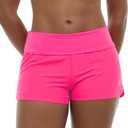 Body Glove Women's Smoothies Seaside Solid 2" Vapor Boardshort (Medium, Bubble Gum)