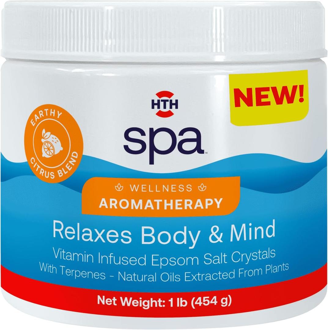 HTH Spa 86000 Wellness Aromatherapy Relaxes Body & Mind for Spas & Hot Tubs, 1lb